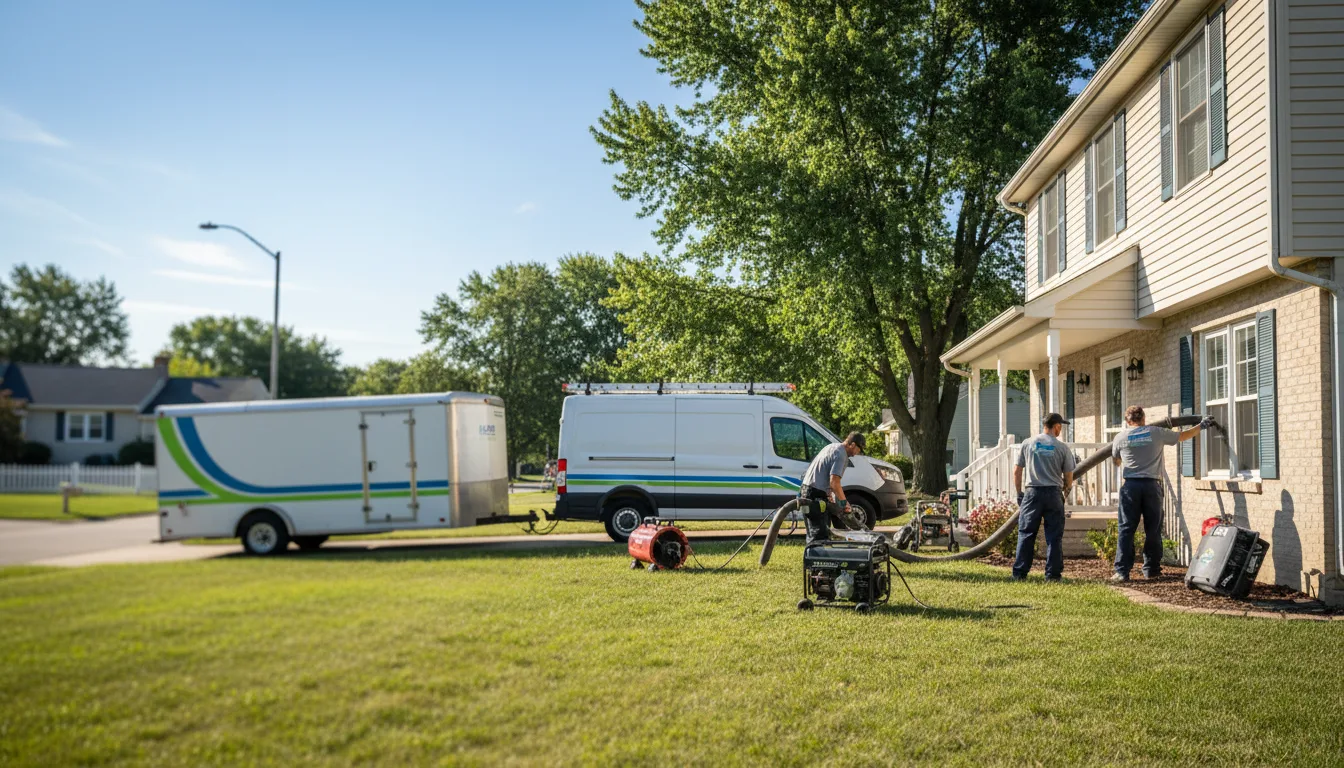 Flooded Basement Restoration And Cleanup With Repair in Rushford, NY near me